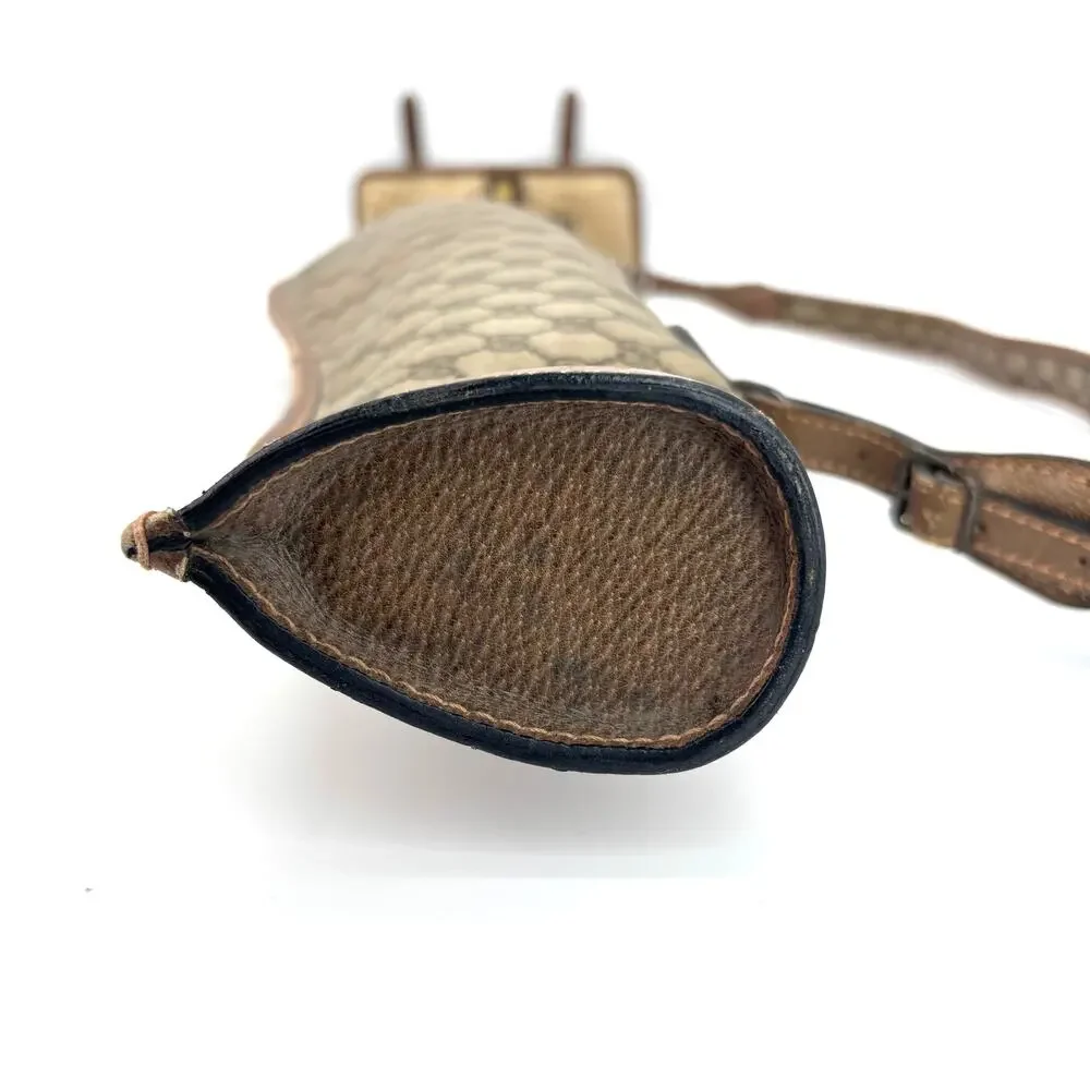Vintage Gucci Tan GG Monogram Rifle Sling Bag